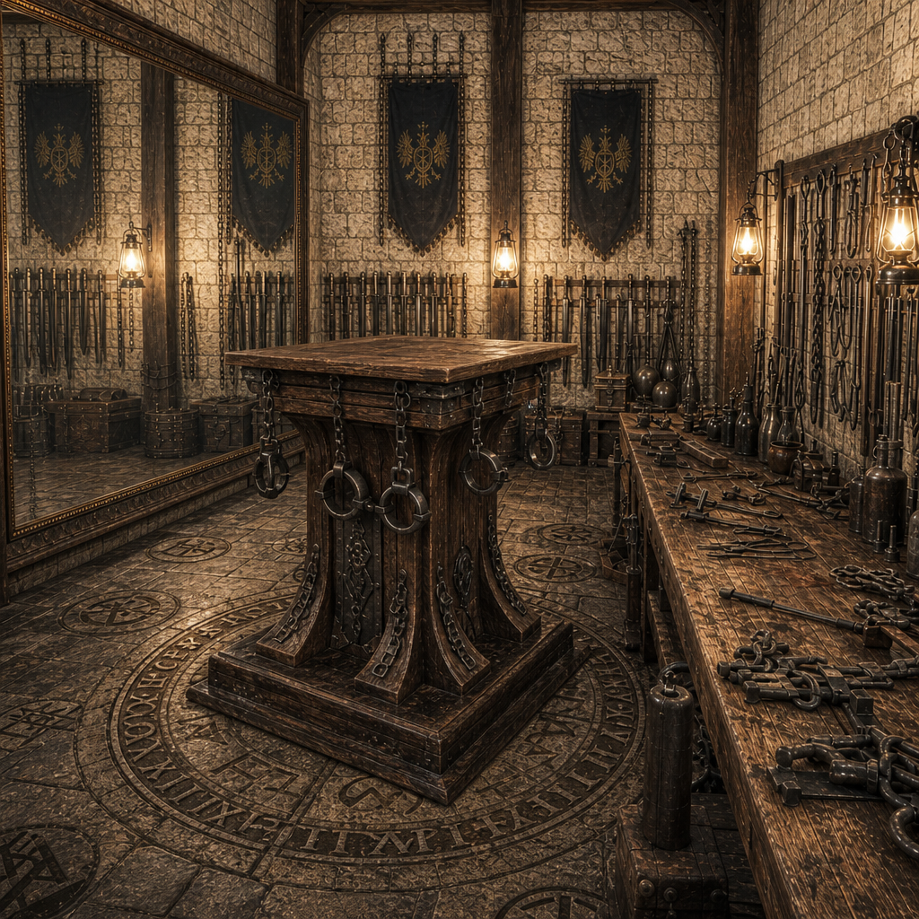 The training room at Twisted Blades